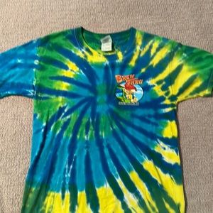 Brew Thru outer Banks NC Tie Dye T Shirt